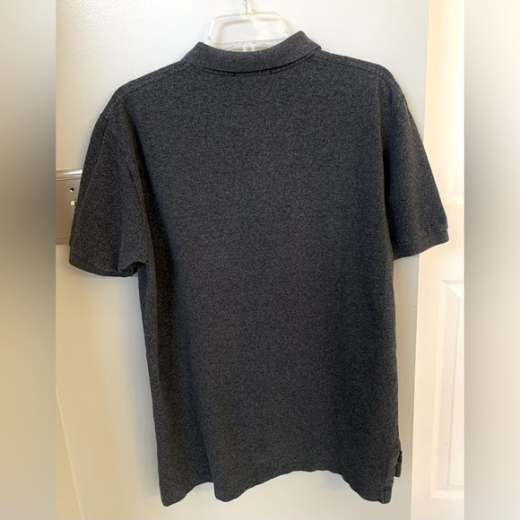 Polo by Ralph Lauren Logo Cotton Collared SS 2-Button Shirt Dark Gray Men’s L - Picture 6 of 7